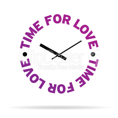 Time For Love Clock