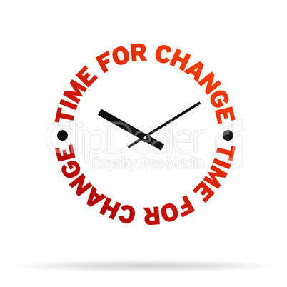 Time For Change Clock