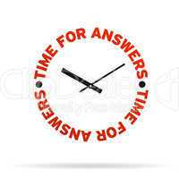 Time For Answers Clock