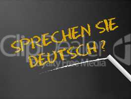 Chalkboard - Sprechen Sie Deutsch?