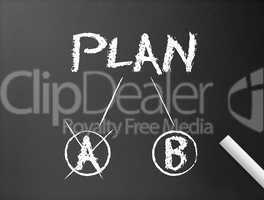 Chalkboard - Plan A & Plan B