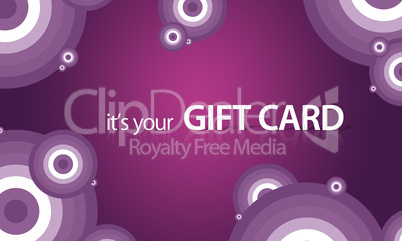 Purple Gift Card
