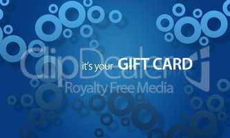 Blue object Giftcard