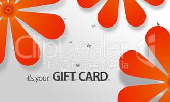 Orange Flower Giftcard