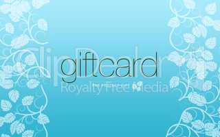 Ligh Blue Gift Card