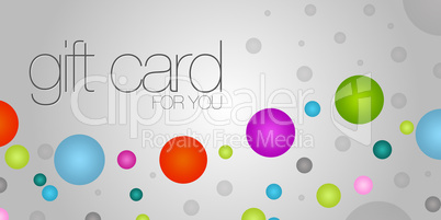 Colorful Gift Card