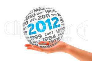 Hand holding a 2012 Sphere