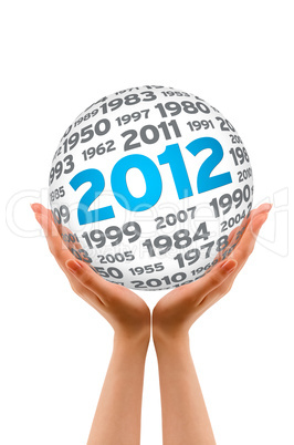Hands holding a 2012 Sphere