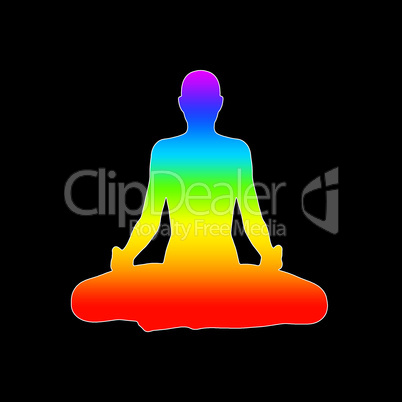 Chakra Body Color Flow