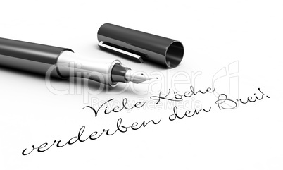 Viele Köche verderben den Brei! - Stift Konzept