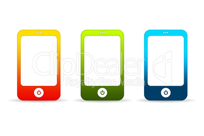 Colorful Mobile Phones