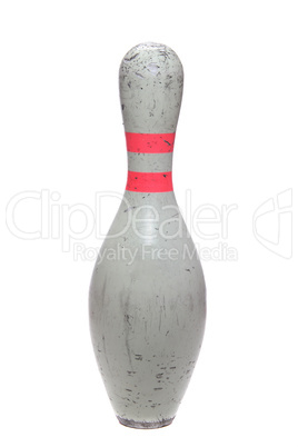 old used bowling pin