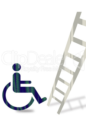 handicapped man