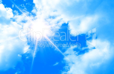 sunny sky background