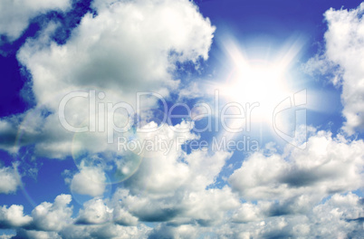 sunny sky background