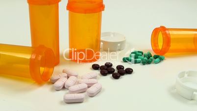 Drugs and Medicine; capsules, pills and tablets