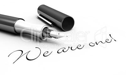 We are One! - Stift Konzept