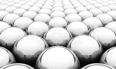 Silver reflection balls background 2