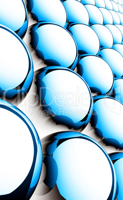 Matrix Balls Background - Blue Black White 01