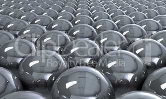 Silver reflection balls background