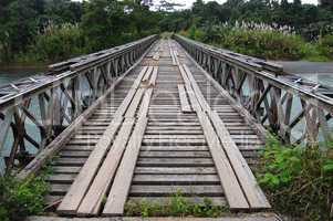 Timber bridge