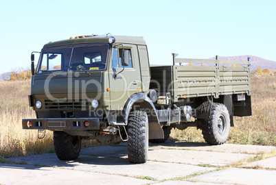 The military lorry