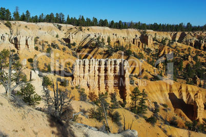 Rock turrets in Bryce Canyon Nationalpark, Utah