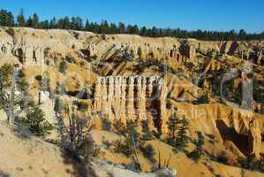 Rock turrets in Bryce Canyon Nationalpark, Utah