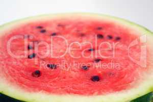 Watermelon with dry stem