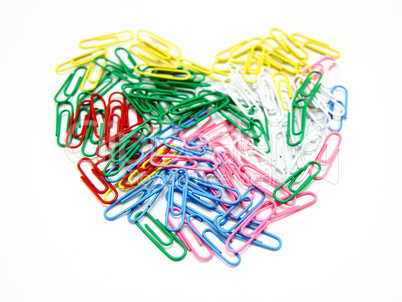 Color paper clips