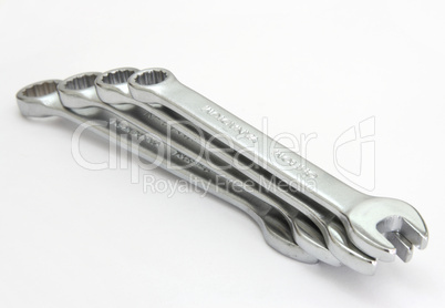 spanner with  on a white background
