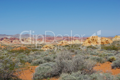 Beautiful colours in Valley of Fire, Nevada