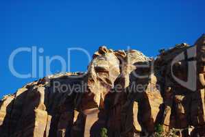 Rock wall near Canyonlands National Park, Utah