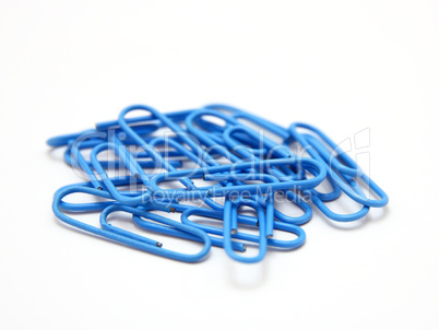 Color paper clips to background.