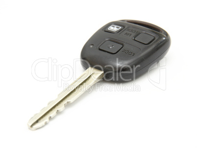 Car key, object isolated on white background .