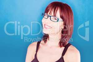 Smiling Confident Woman In Glasses