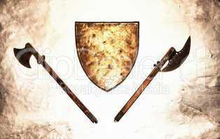 shield and axes