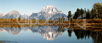 Mt.Moran and Oxbow Bend, Wyoming