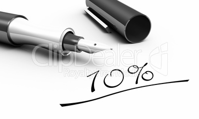 10% - Stift Konzept