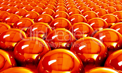 Hot reflection balls background