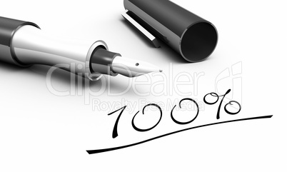 100% - Stift Konzept
