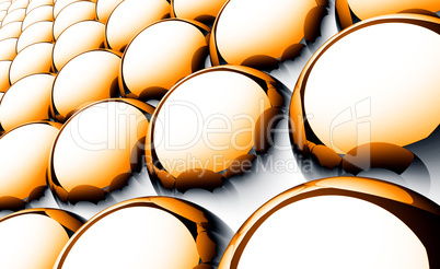 Matrix Balls Background - Orange Black White 01