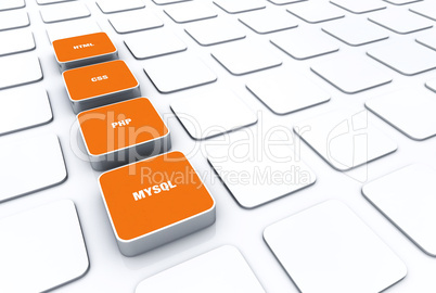 3D Pads Orange - HTML CSS PHP MYSQL 2