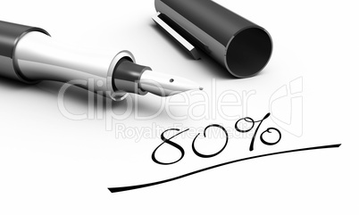 80% - Stift Konzept