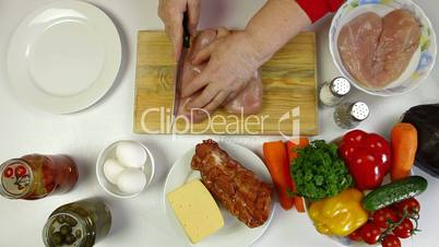 Food Preparation - Cooking Chicken Breast
