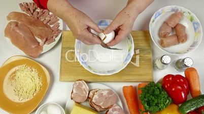 Food Preparation - Whisking Eggs