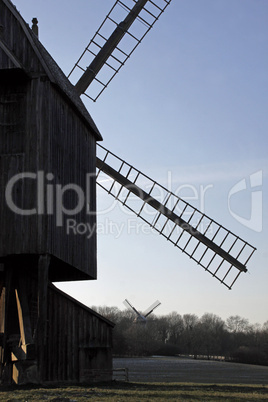 Bockwindmühle im Winter