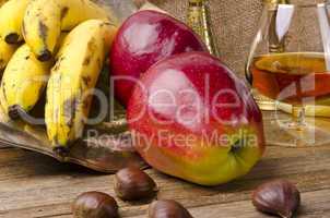 vine and fruits