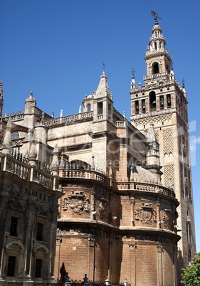 Facade of the Cathedral of Seville