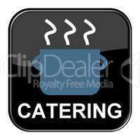 Glossy Button schwarz - Catering